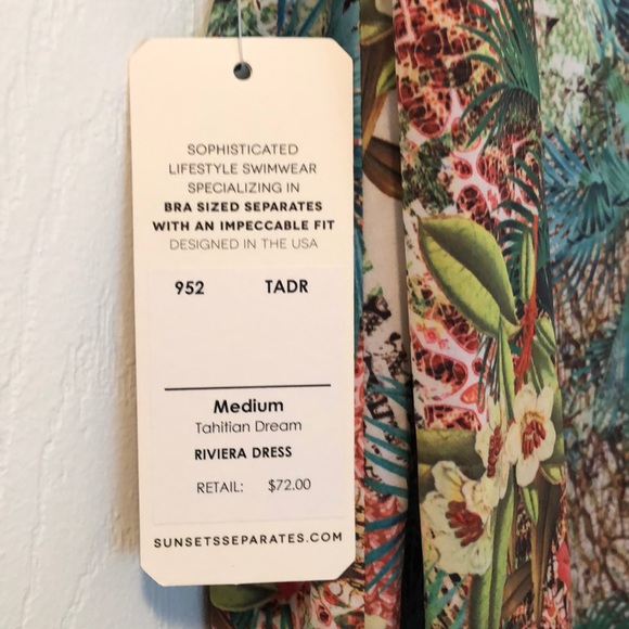 Sunsets Multi Tahitian Dream Riviera Dress MED - Picture 6 of 8